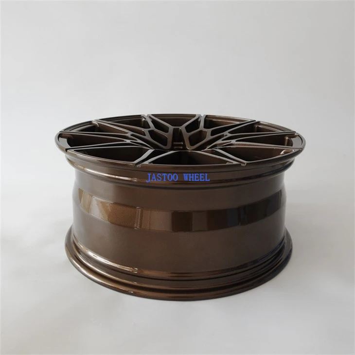 19×8.5 Inch Forged Car Alloy Wheels ET 20 mm Bronze-Colored Rims
