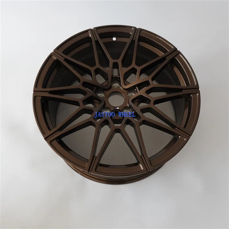 19×8.5 Inch Forged Car Alloy Wheels ET 20 mm Bronze-Colored Rims