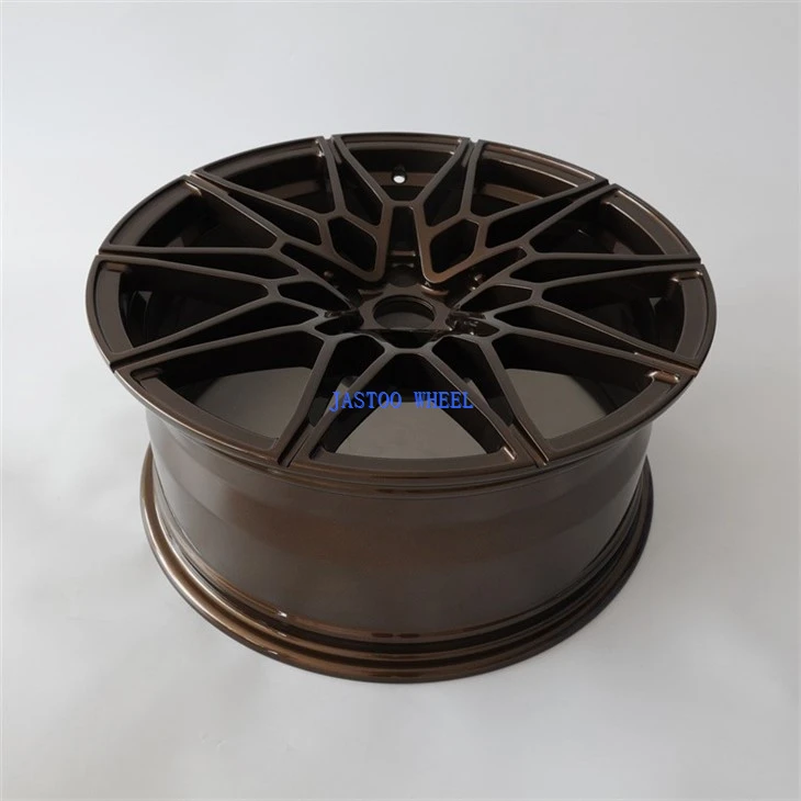 19×8.5 Inch Forged Car Alloy Wheels ET 20 mm Bronze-Colored Rims