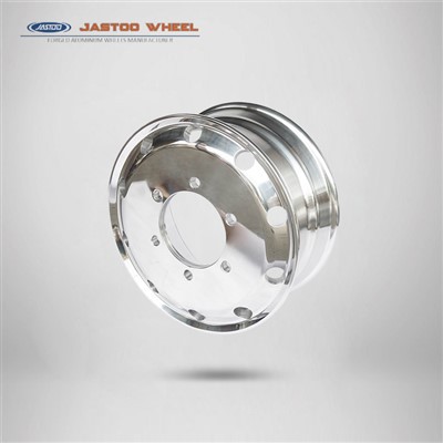 17.5X6.75 pous wou kamyon aliminyòm ak 6 boulon twou rims