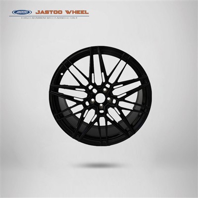 24 pous PCD 5-120 mm GLOSS Nwa penti machin fòje alyaj rims